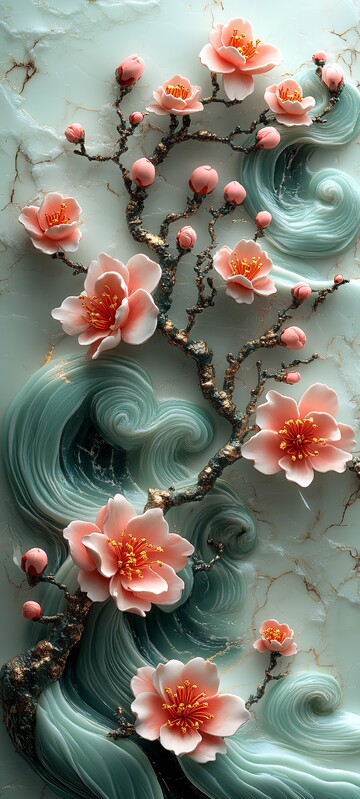 樱花蒂芙尼波浪2