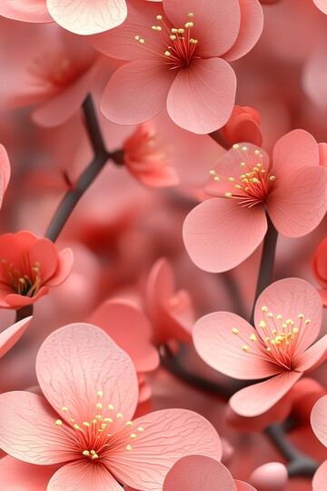 花朵金色边叶纹2