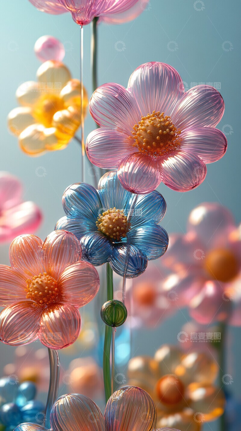 高清大图下载【趣麦麦图】气球花形充气气球