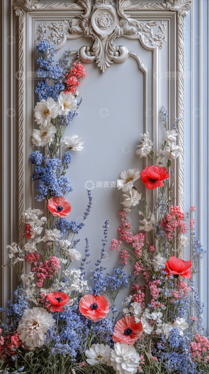 高清大图下载【趣麦麦图】迪奥风格花艺装饰2
