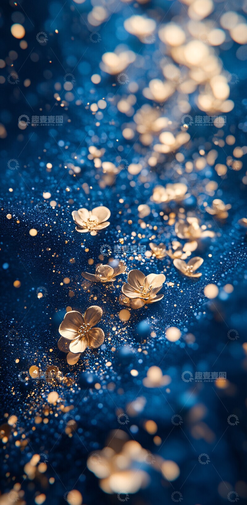 高清大图下载【趣麦麦图】蓝绸锦绣景观1
