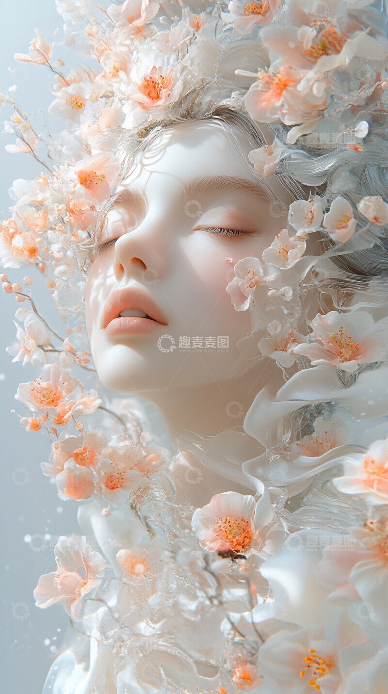 高清大图下载【趣麦麦图】梦幻花朵与奇景