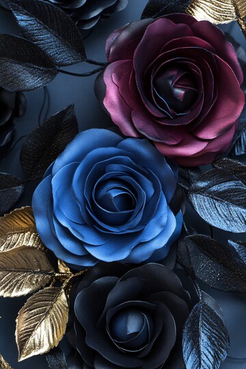 魔法玫瑰玫瑰魔法蓝色