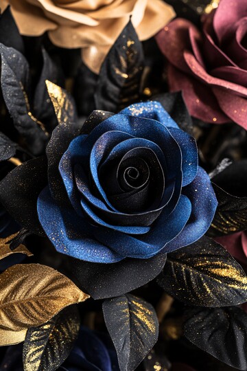 魔法玫瑰玫瑰魔法蓝色1