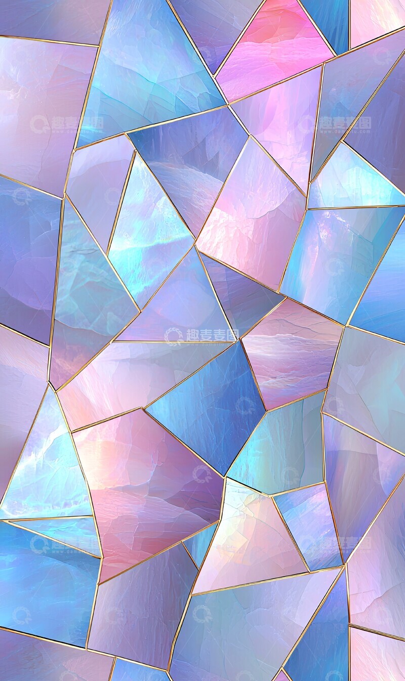 高清大图下载【趣麦麦图】柔和玻璃彩绘设计3