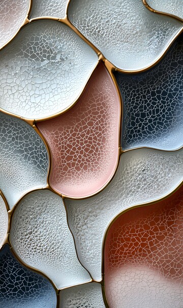 柔和玻璃彩绘设计1