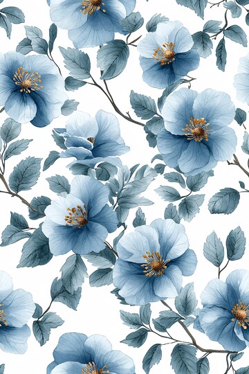 花朵壁纸花朵壁纸白色1