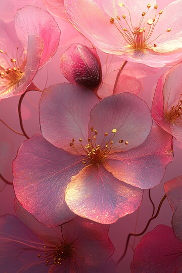 玫瑰花瓣与金粉2