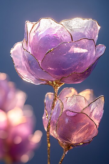 玫瑰花瓣与金粉1