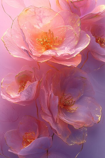 玫瑰花瓣与金粉3