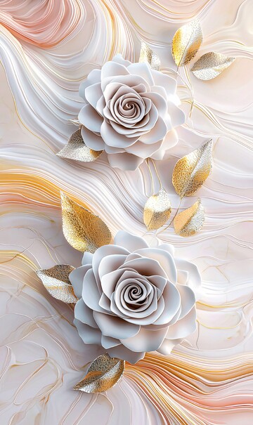 大理石玫瑰纹理