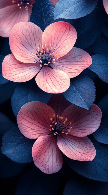 水彩花纹图案1