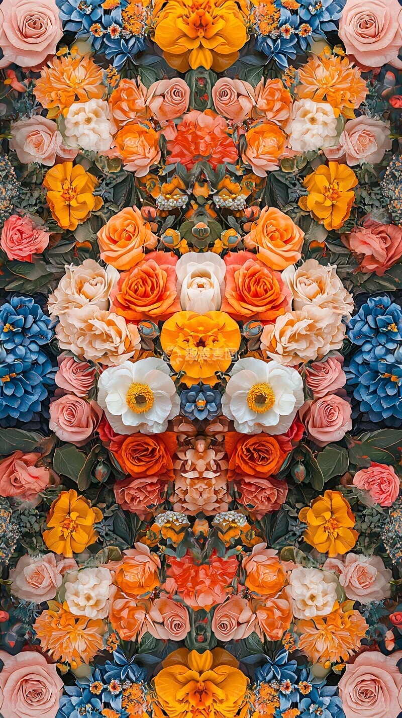 高清大图下载【趣麦麦图】花卉图案壁纸17