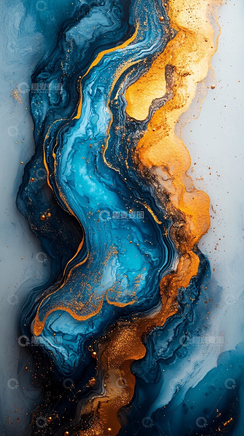 高清大图下载【趣麦麦图】白金青花纹邀请卡1