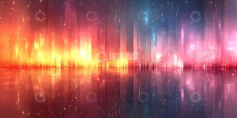 高清大图下载【趣麦麦图】抽象光影金属1