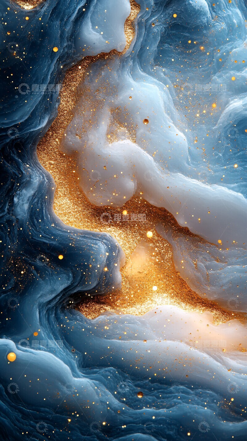 高清大图下载【趣麦麦图】白金青花纹邀请卡2