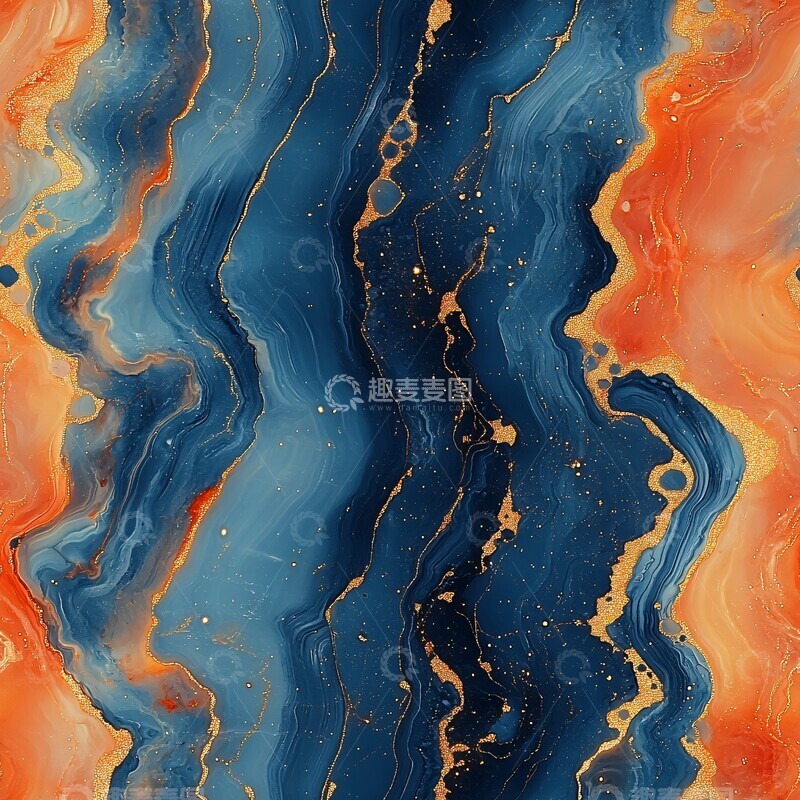 高清大图下载【趣麦麦图】金色大理石纹理5