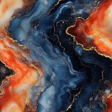 金色大理石纹理2