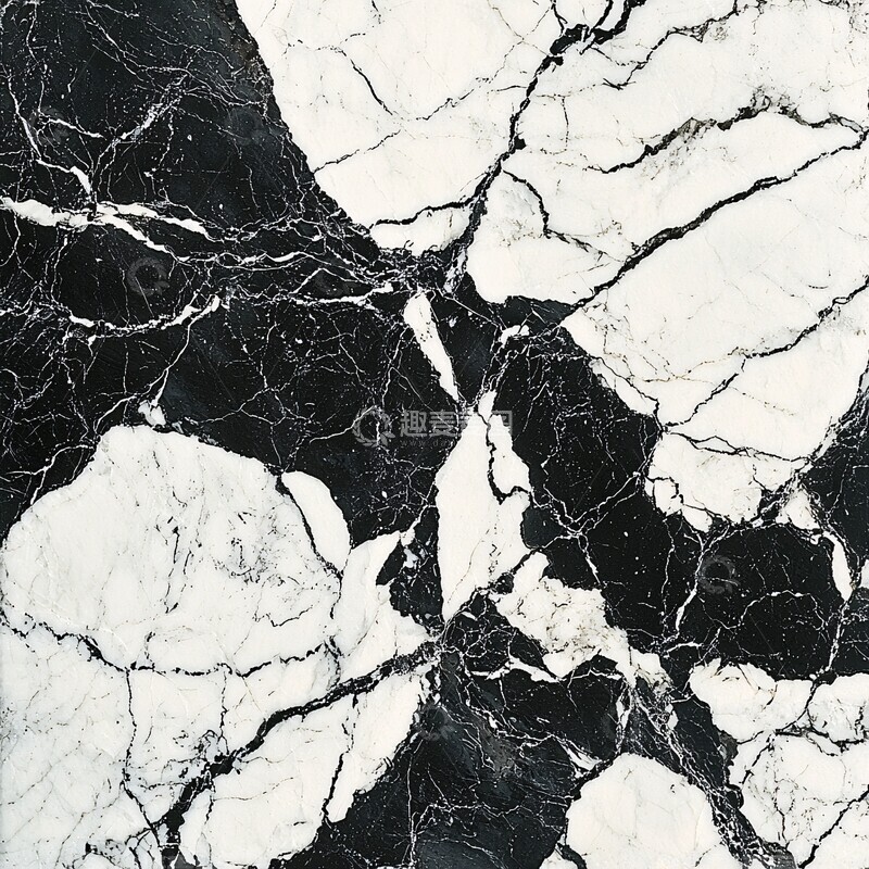 高清大图下载【趣麦麦图】黑白大理石纹理6