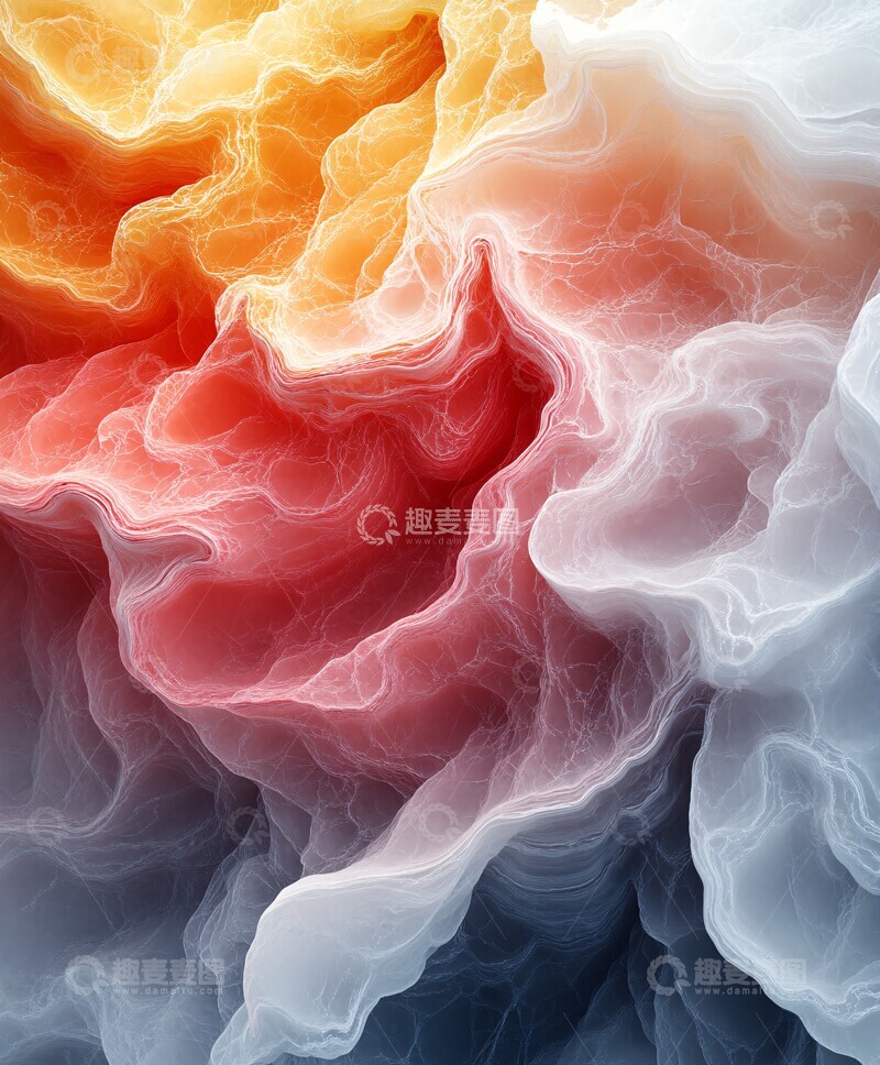 高清大图下载【趣麦麦图】大理石色彩动态2