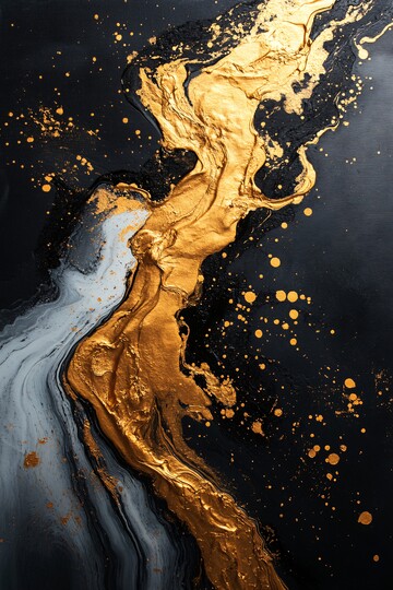 金色水纹大理石1