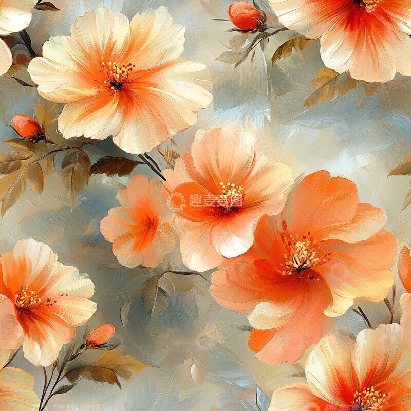 高清大图下载【趣麦麦图】迪奥花卉油彩画