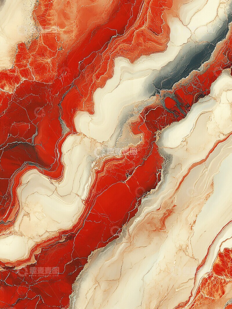 高清大图下载【趣麦麦图】红白杏仁色大理石纹1