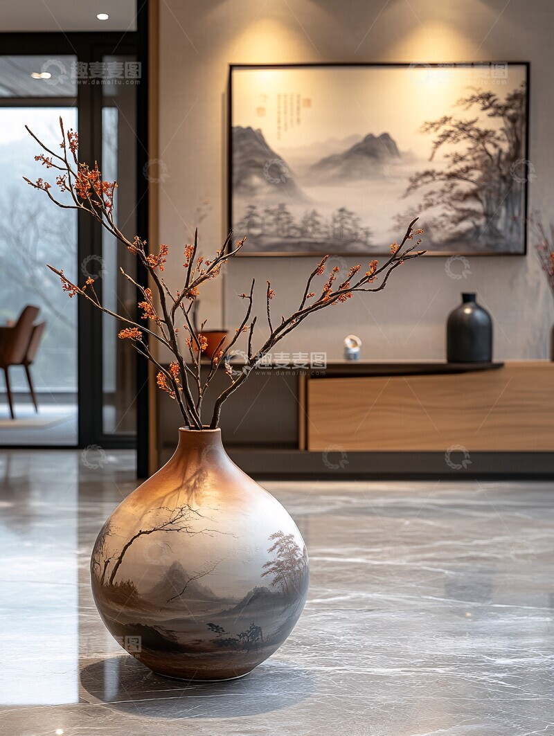 中式装饰酒店大堂1