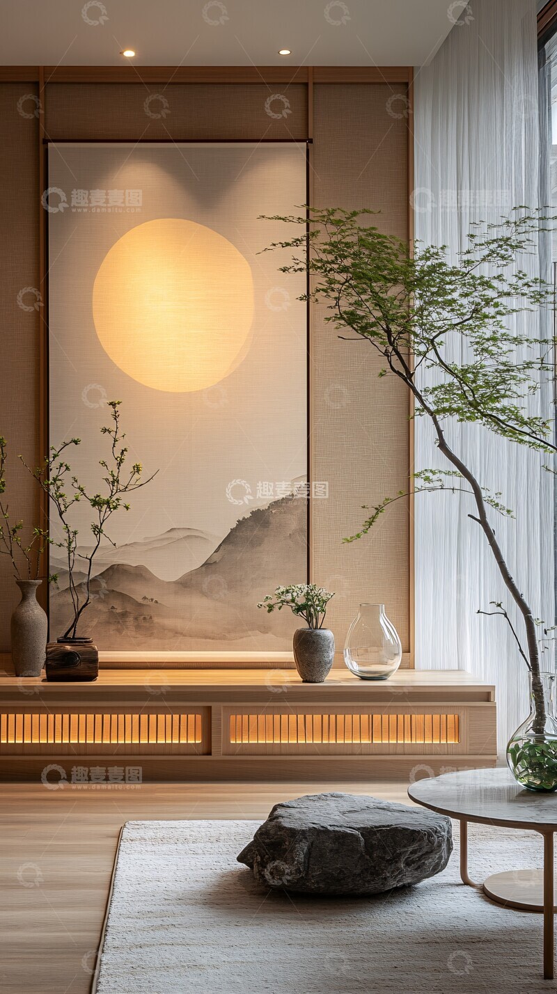 高清大图下载【趣麦麦图】竹韵月影入画来3