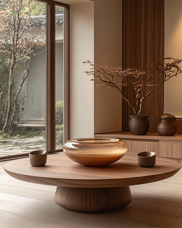 实木茶几简约设计3