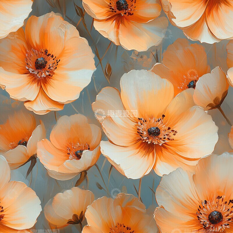 高清大图下载【趣麦麦图】迪奥花卉油彩画2