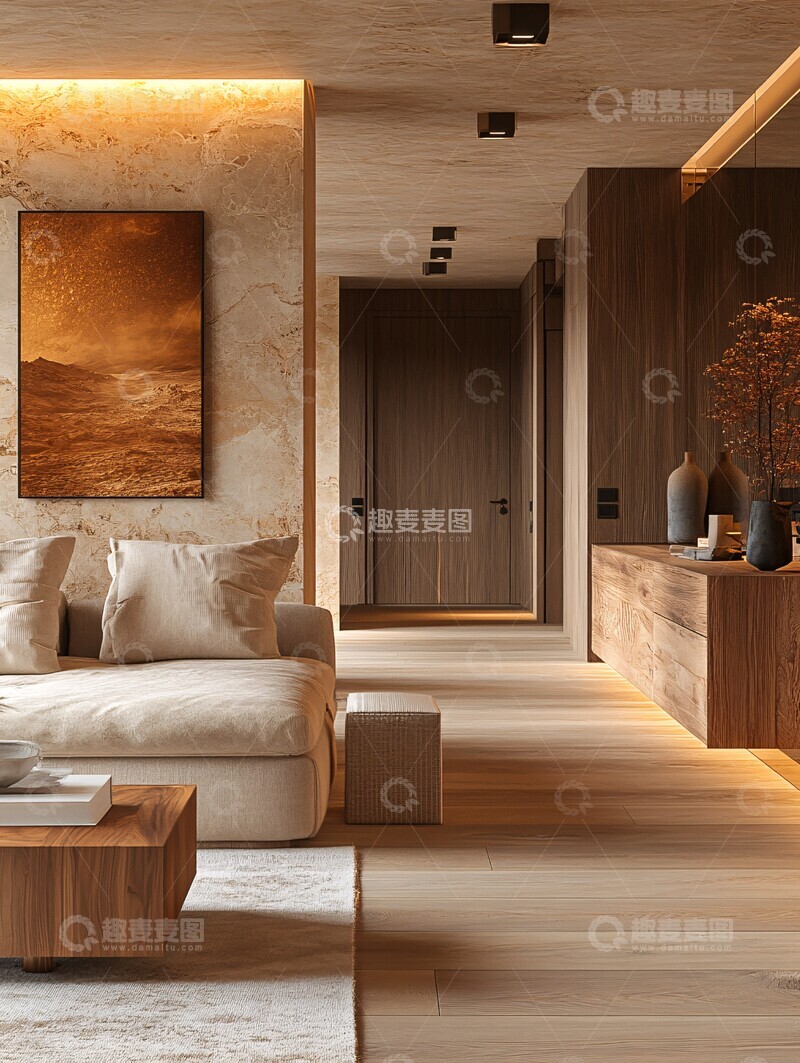 高清大图下载【趣麦麦图】浅色原木空间设计