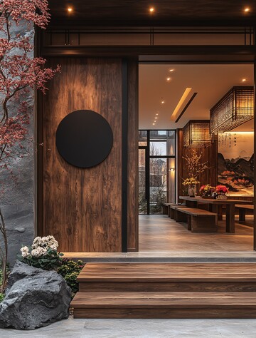 现代中国风格门1