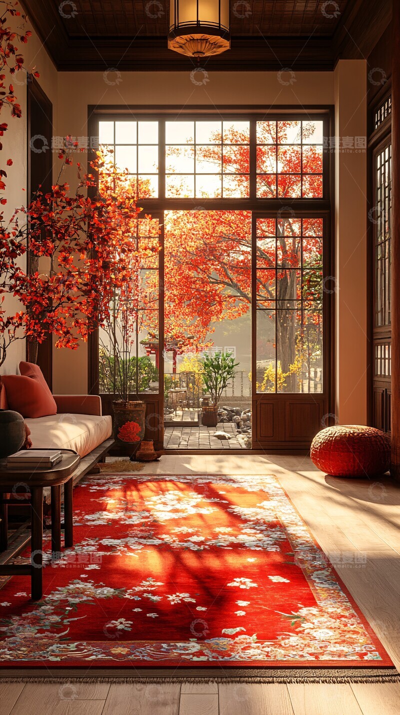 高清大图下载【趣麦麦图】新春佳节客厅2