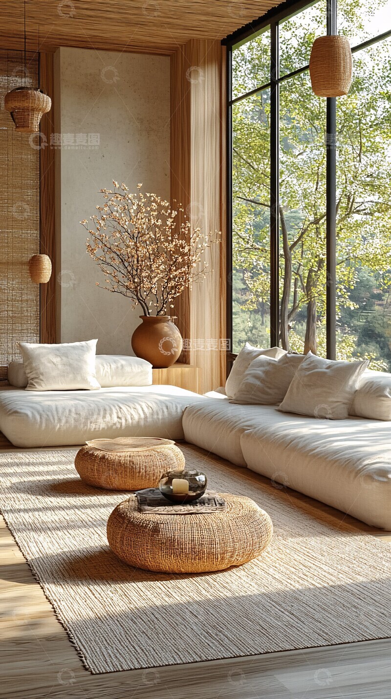 高清大图下载【趣麦麦图】新春佳节客厅