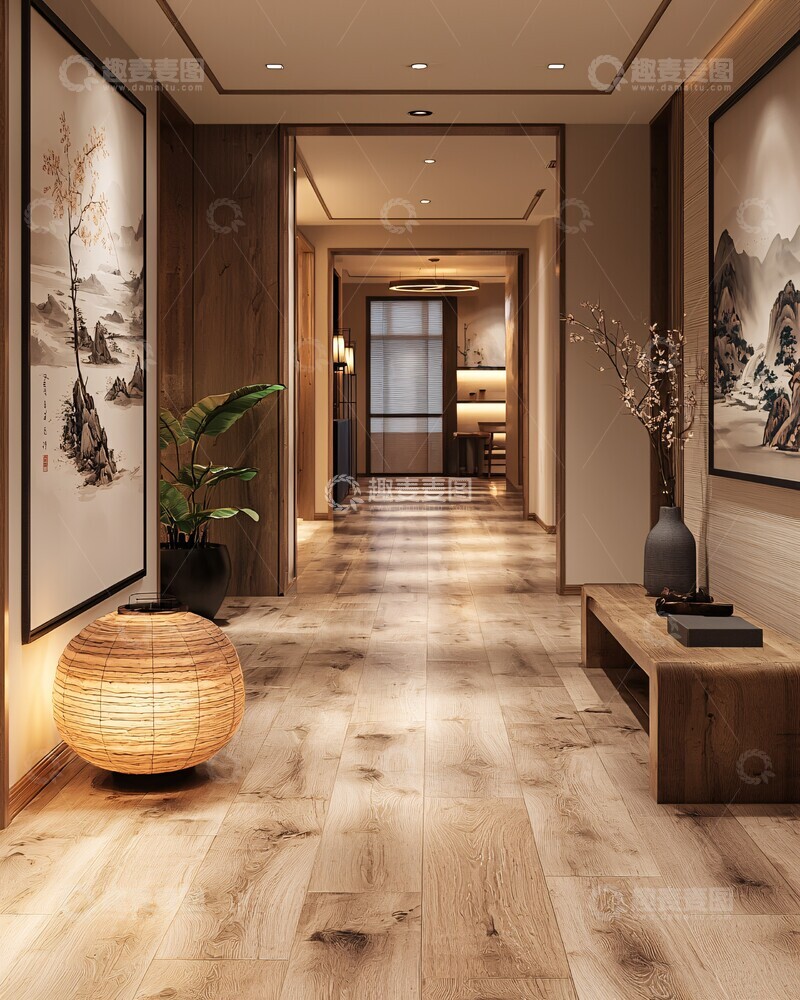 高清大图下载【趣麦麦图】中式现代家居空间