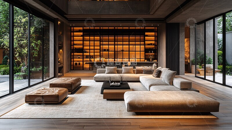 高清大图下载【趣麦麦图】宋代风格客厅3