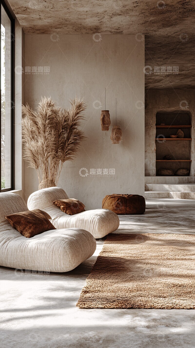 高清大图下载【趣麦麦图】现代简约室内渲染1