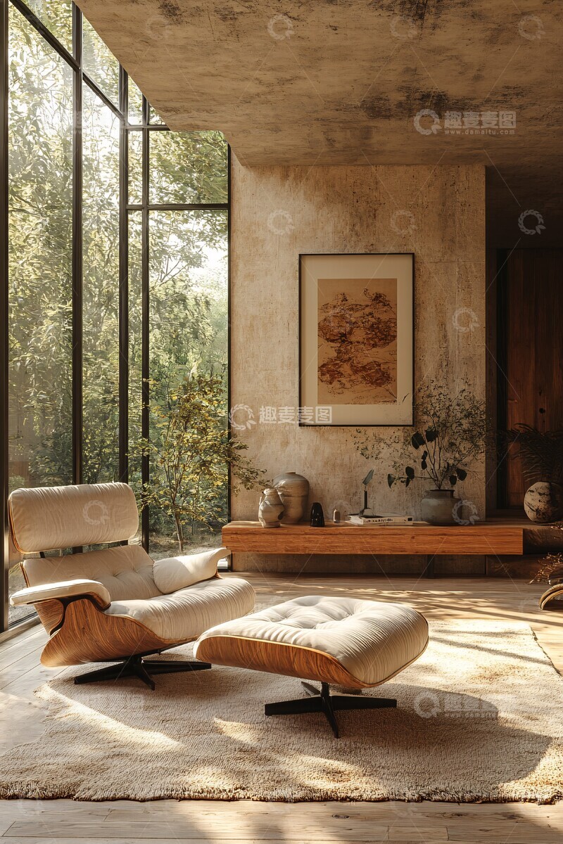 高清大图下载【趣麦麦图】日式简约客厅8