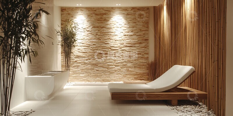 高清大图下载【趣麦麦图】白色竹木医疗空间1