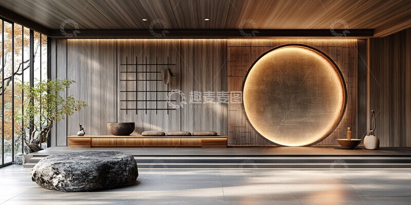 高清大图下载【趣麦麦图】屏风石台酒店间2