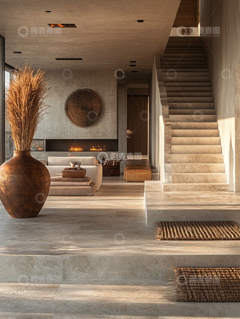 高清大图下载【趣麦麦图】现代住宅前厅1
