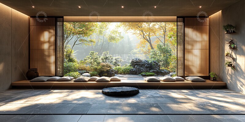 高清大图下载【趣麦麦图】屏风石台酒店间3