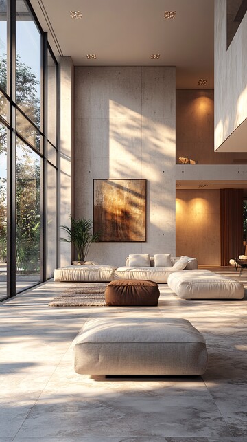 现代简约室内渲染2