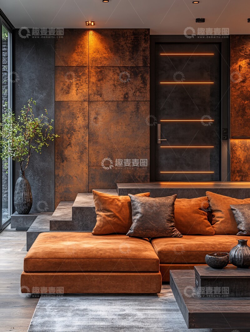 高清大图下载【趣麦麦图】现代住宅前厅2