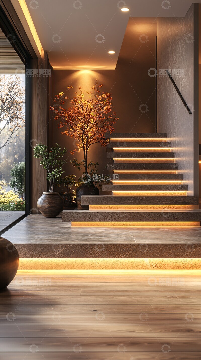 高清大图下载【趣麦麦图】-现代简约室内渲染