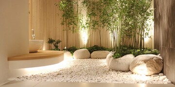 白色竹木医疗空间3
