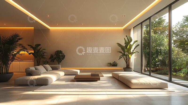 高清大图下载【趣麦麦图】简约空间全景图