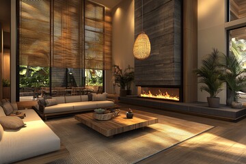 环保材料客厅设计1