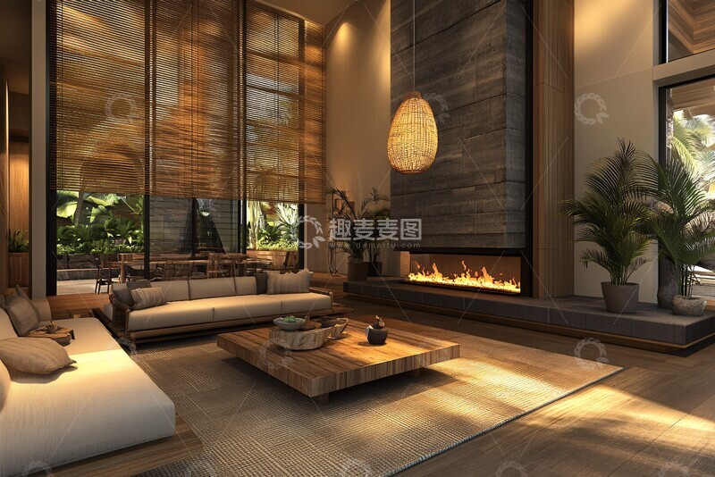 环保材料客厅设计1